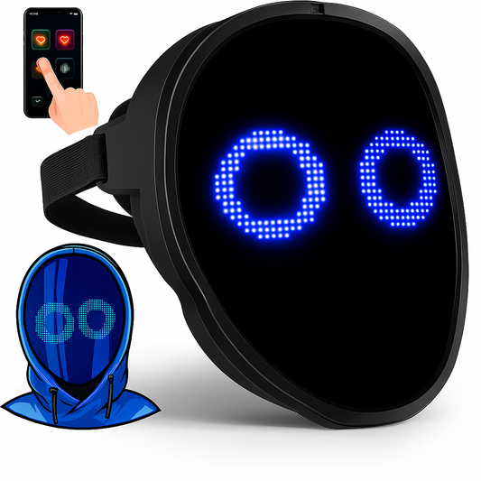 Led Halloween Mask with Bluetooth App Control