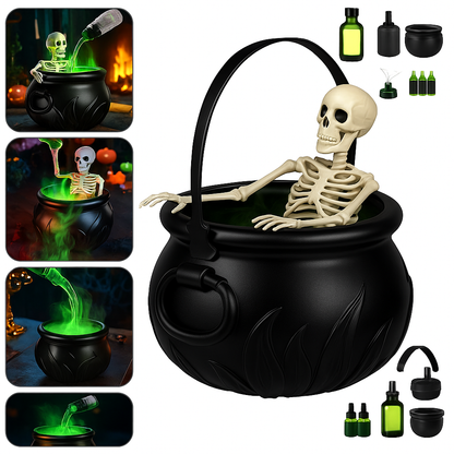 Black Wizard Bowl Diffuser Halloween Decoration