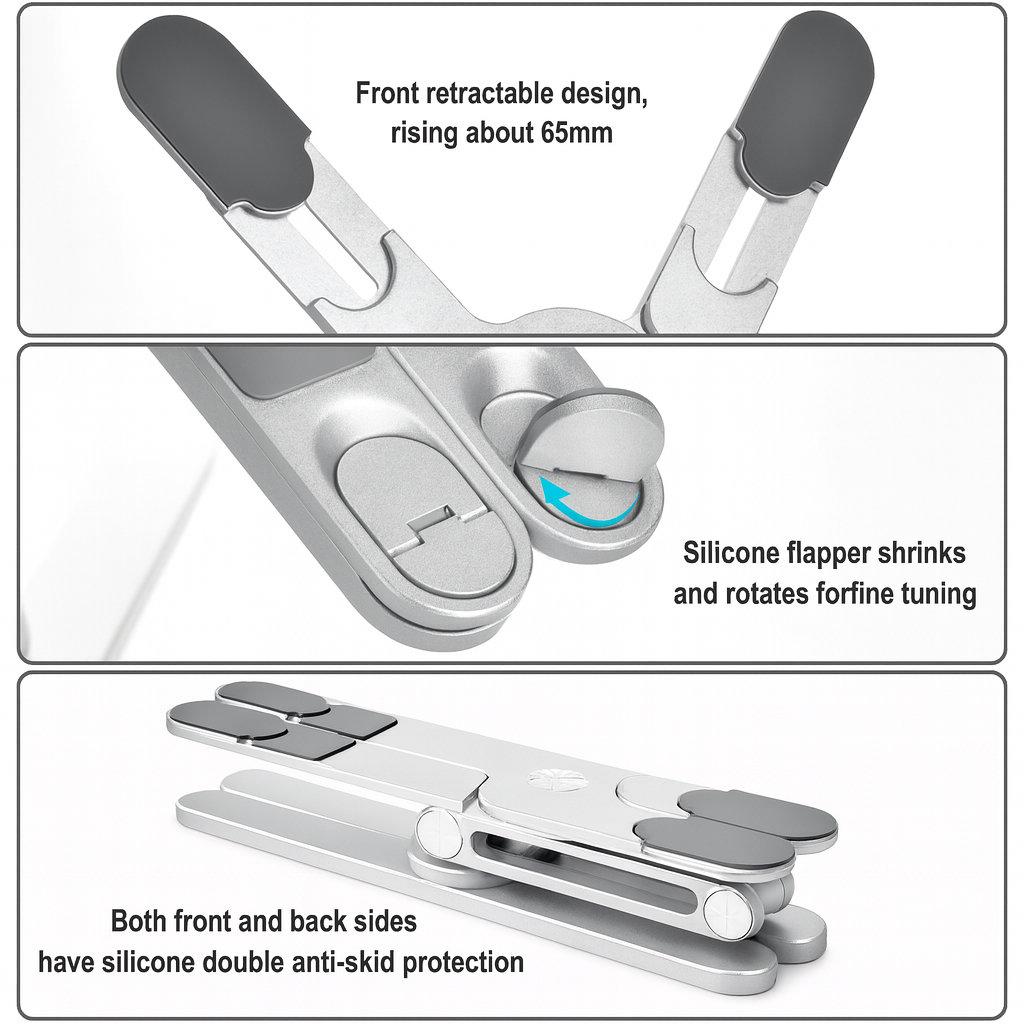Portable 360° Laptop Stand (10–16 Inch Compatible)
