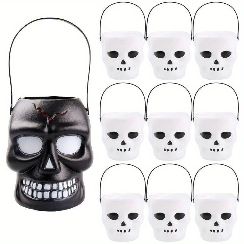 Halloween Skeleton Bucket for Treats