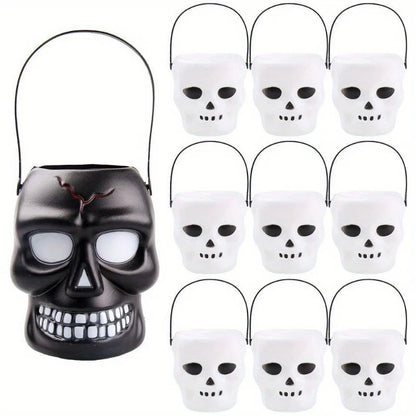 Halloween Skeleton Bucket for Treats
