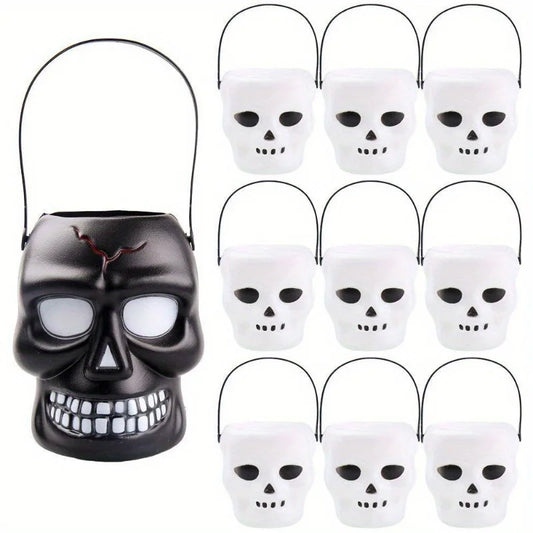 Halloween Skeleton Bucket for Treats