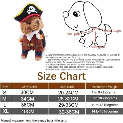 Pet Pirate Costume