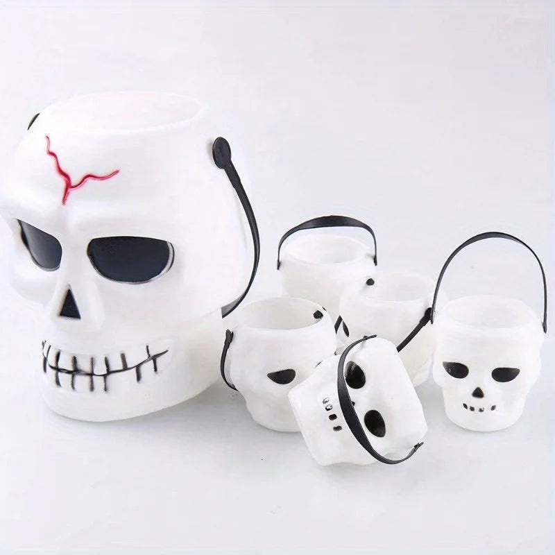 Halloween Skeleton Bucket for Treats
