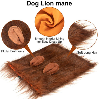 Lion Mane Dog Costume