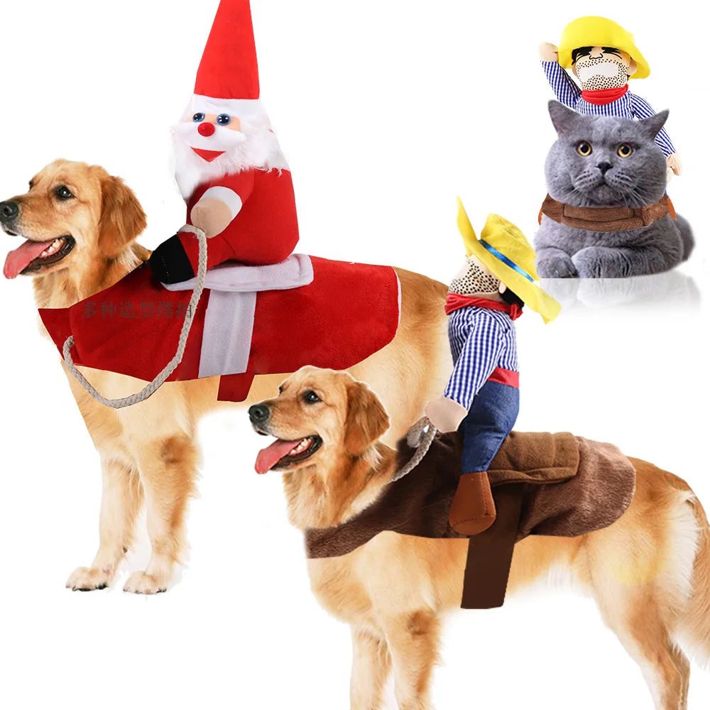 Pet Costume Cowboy Rider