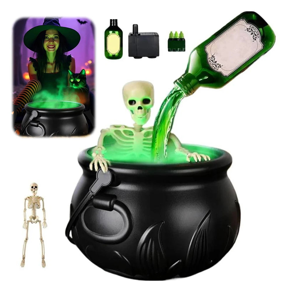 Black Wizard Bowl Diffuser Halloween Decoration