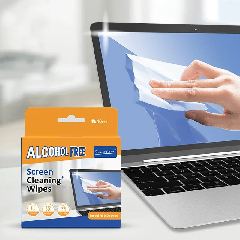 40 Pack Cleaner Wipes - Alcohol Free