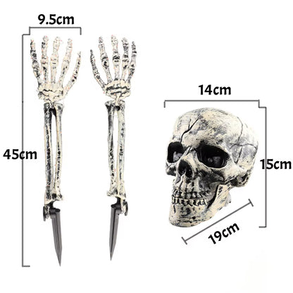 3pcs Bone Skeletons Halloween Decoration
